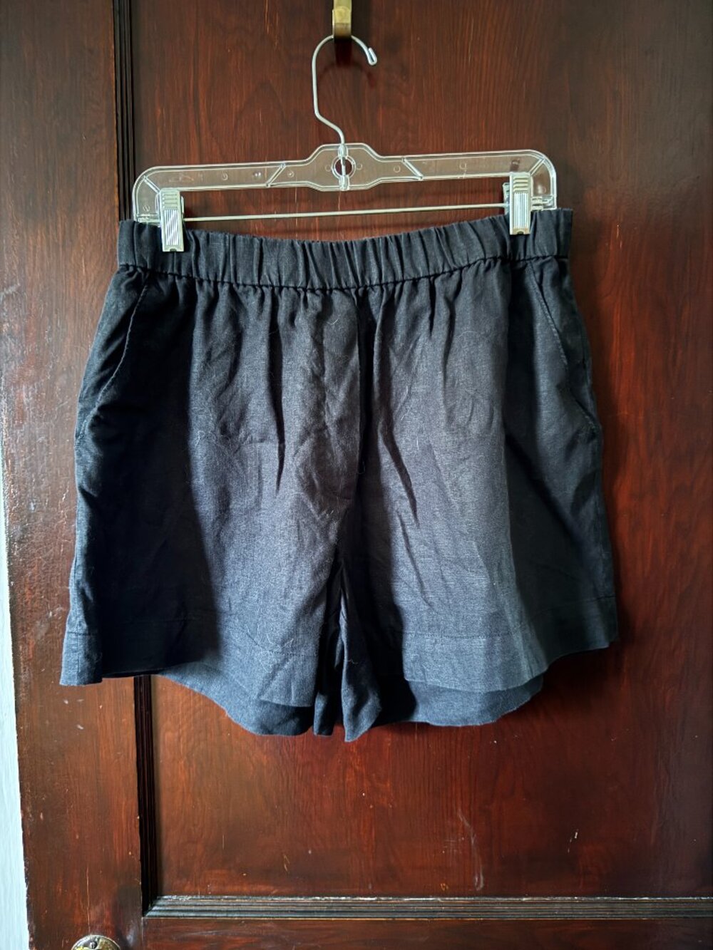 Linen relaxed easy shorts